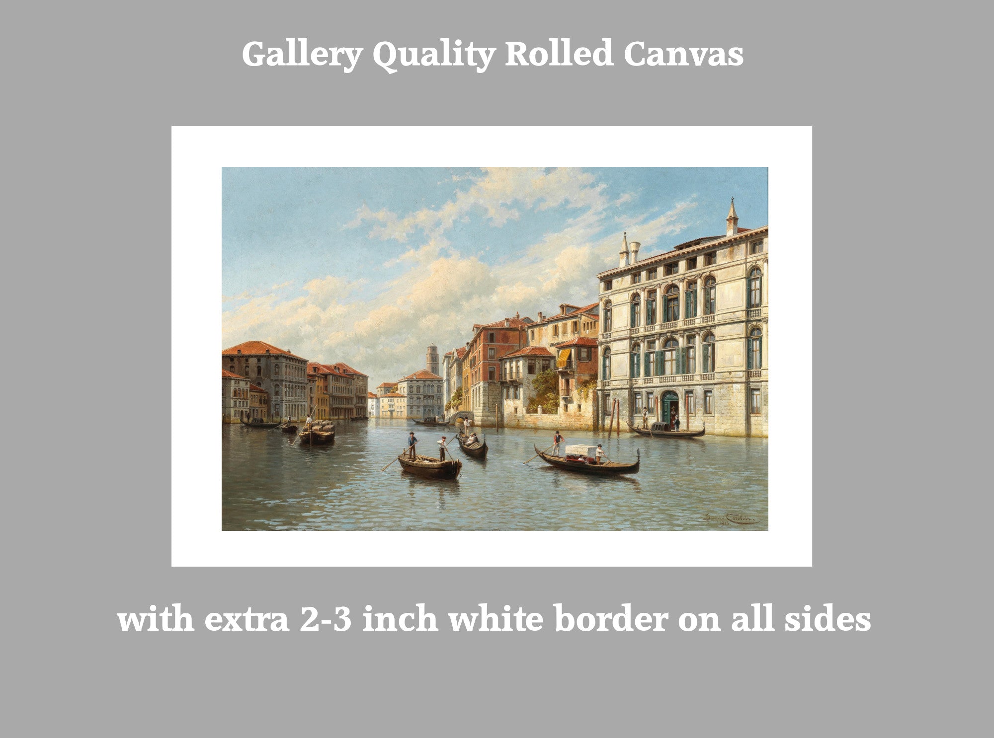 Jacques Carabain, Venice, the Grand Canal (1913)