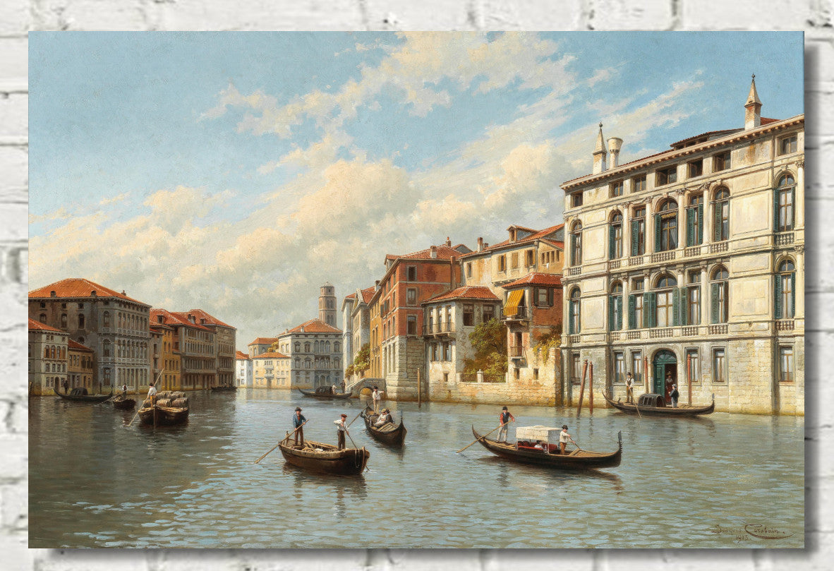 Jacques Carabain, Venice, the Grand Canal (1913)