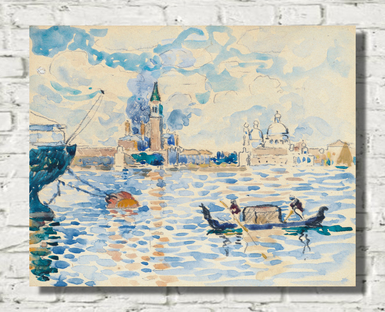 Venice, view of the San Marco basin by Henri-Edmond Cross