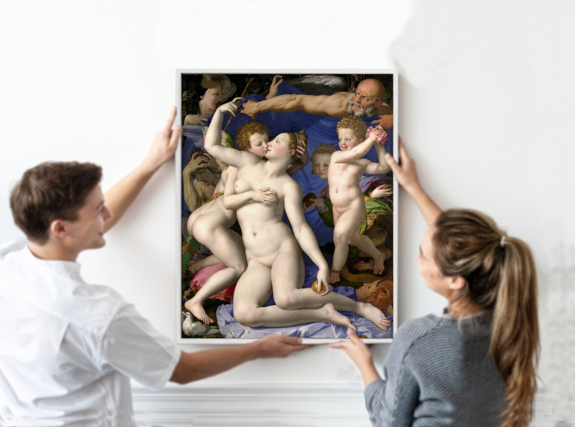 Bronzino's Venus, Cupid, Folly and Time Prints and Canvas Panels