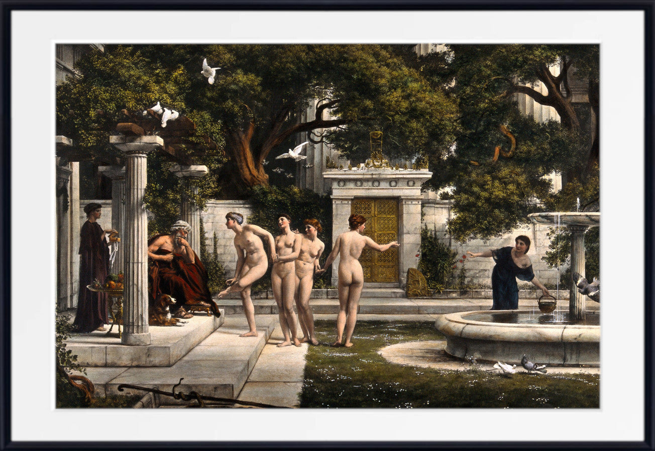 Venus visits Aesculapius to ask him to remove a thorn from her foot, 1880 by Edward Poynter