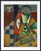 Verre, tire-bouchon et allumettes, Jean Metzinger