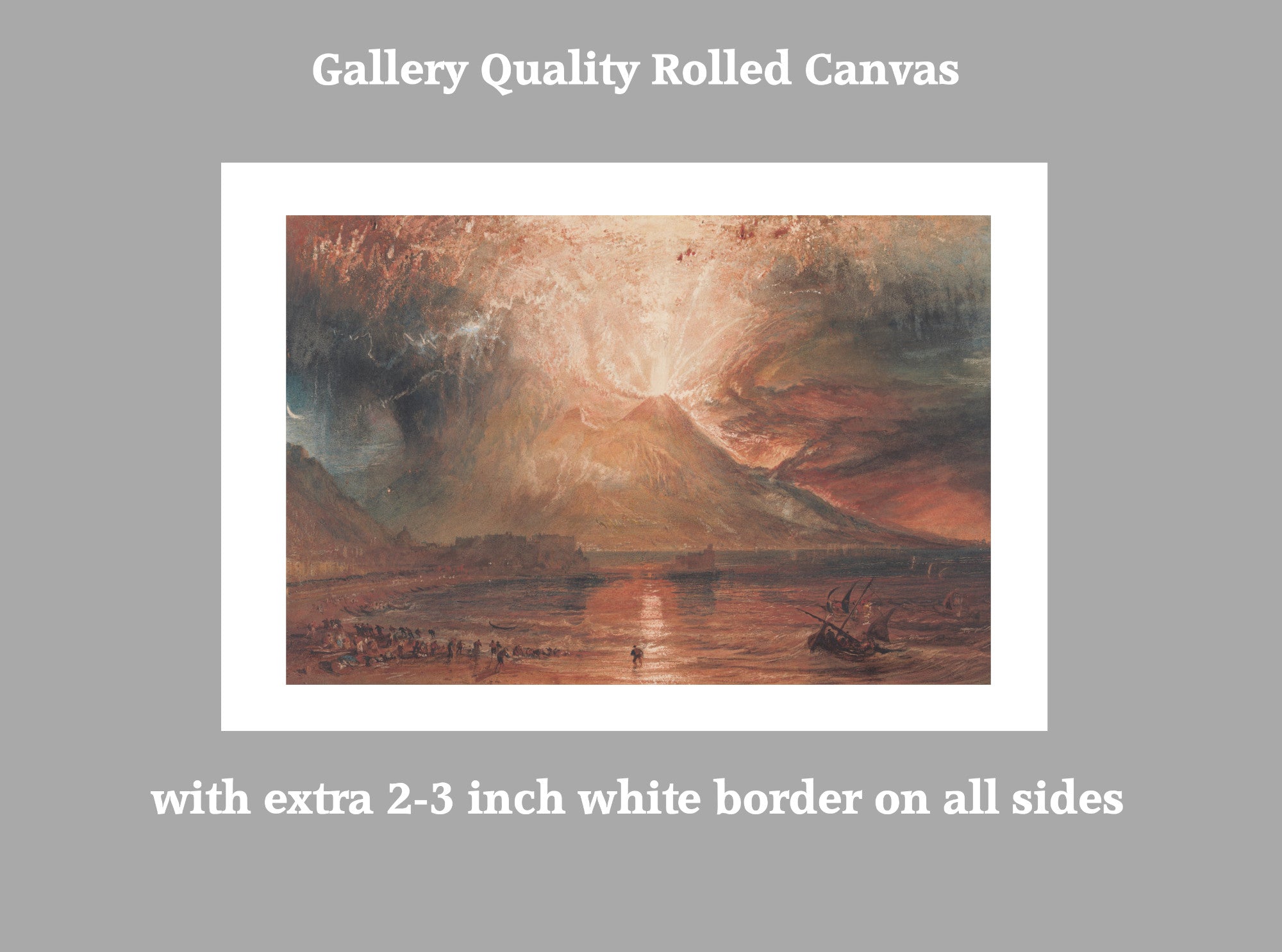 Vesuvius in Eruption by William Turner