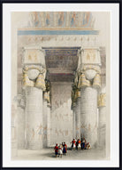 View from under the portico of the Temple of Dendera, David Roberts Fine Art Print