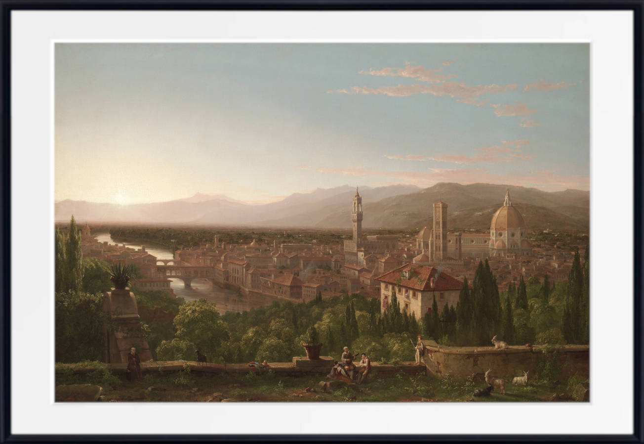 Thomas Cole Fine Art, View of Florence from San Miniato