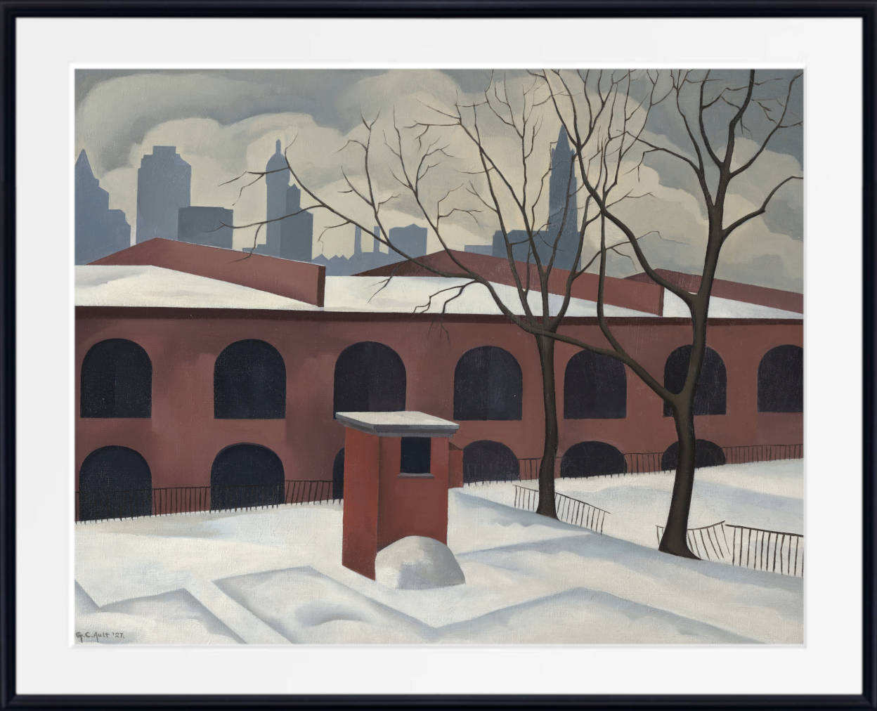 George Ault Fine Art Print, View from Brooklyn