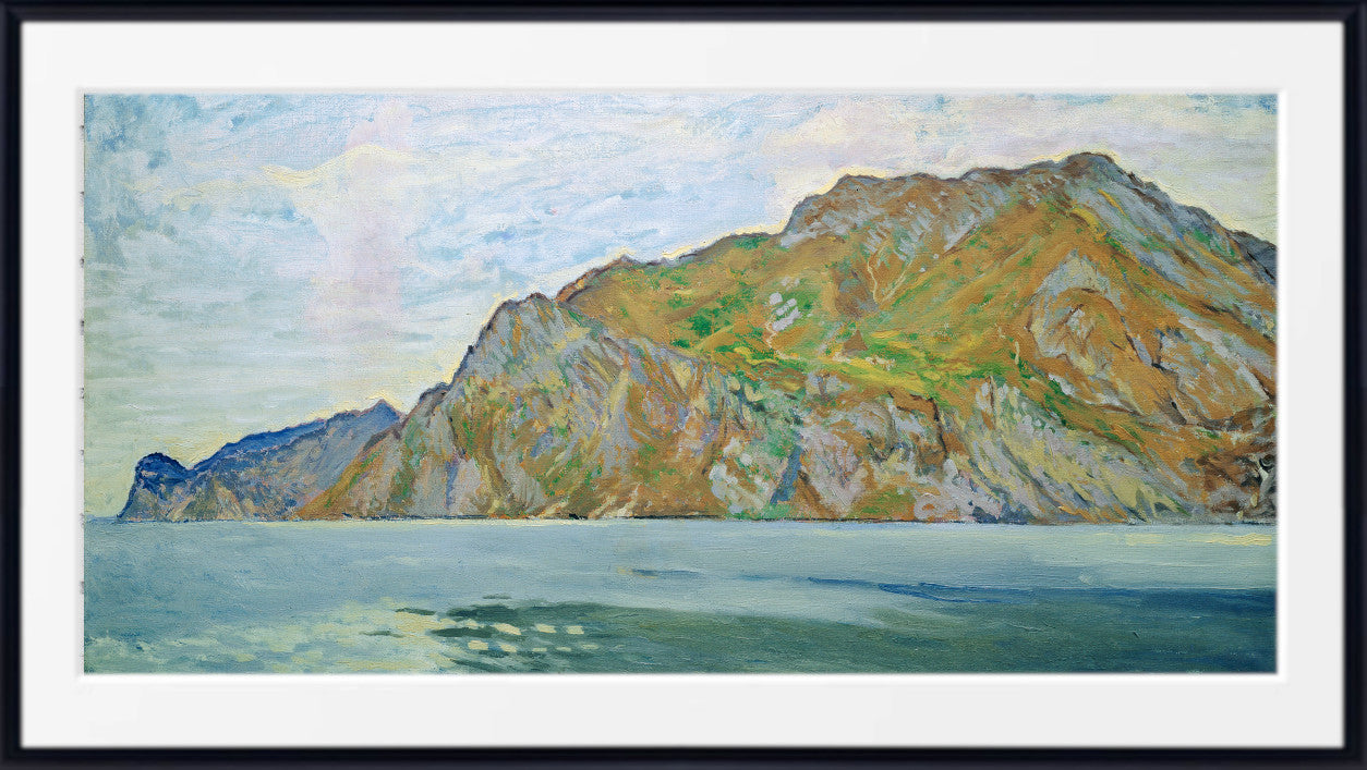 View from Torbole of the western shore of Lake Garda, Koloman Moser