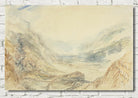 View in the St. Gotthard Pass, Switzerland (1842) by William Turner