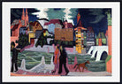 View of Basel and the Rhine (1927) by Ernst Ludwig Kirchner