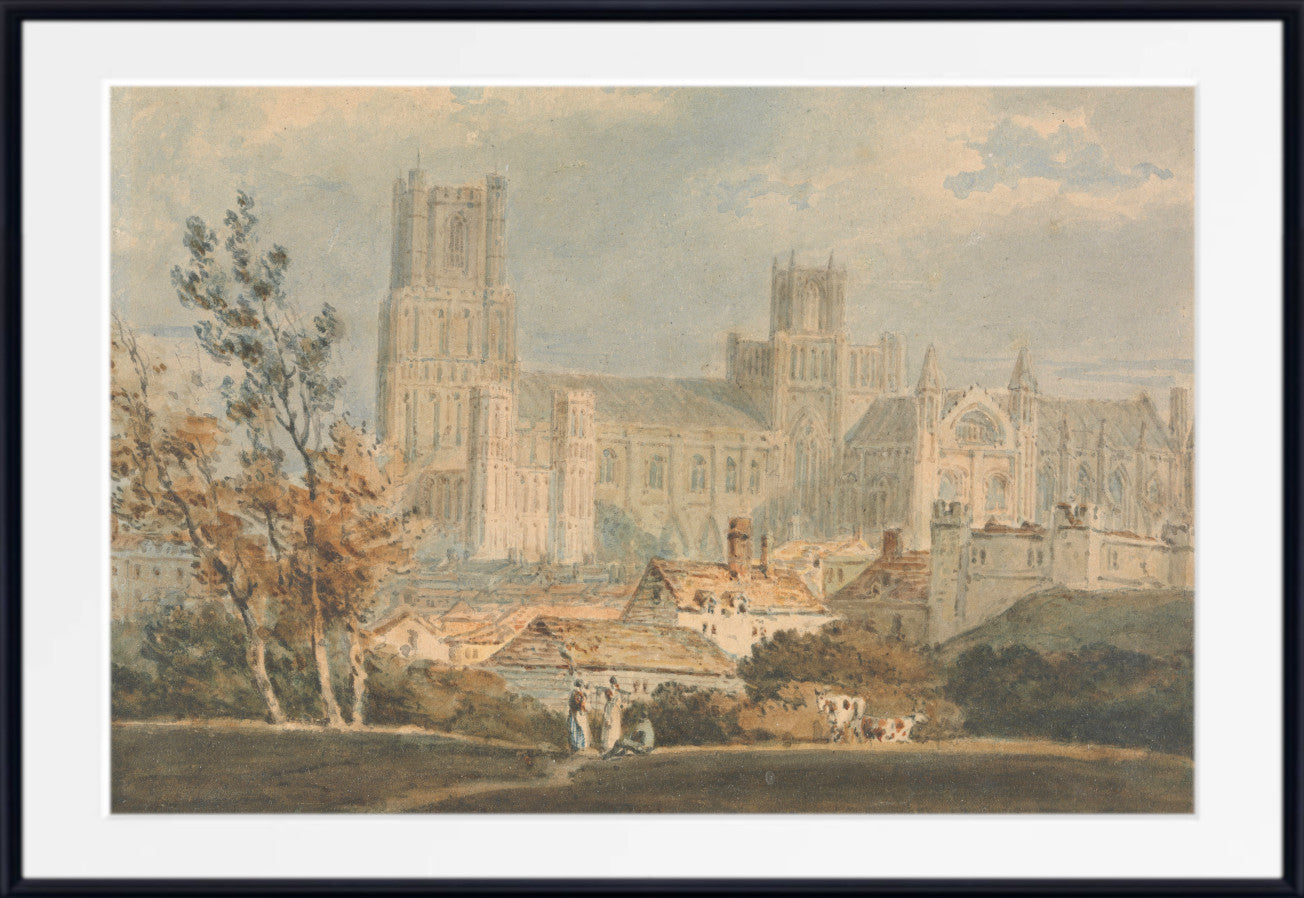 View of Ely Cathedral by William Turner