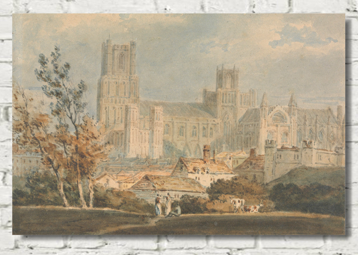 View of Ely Cathedral by William Turner