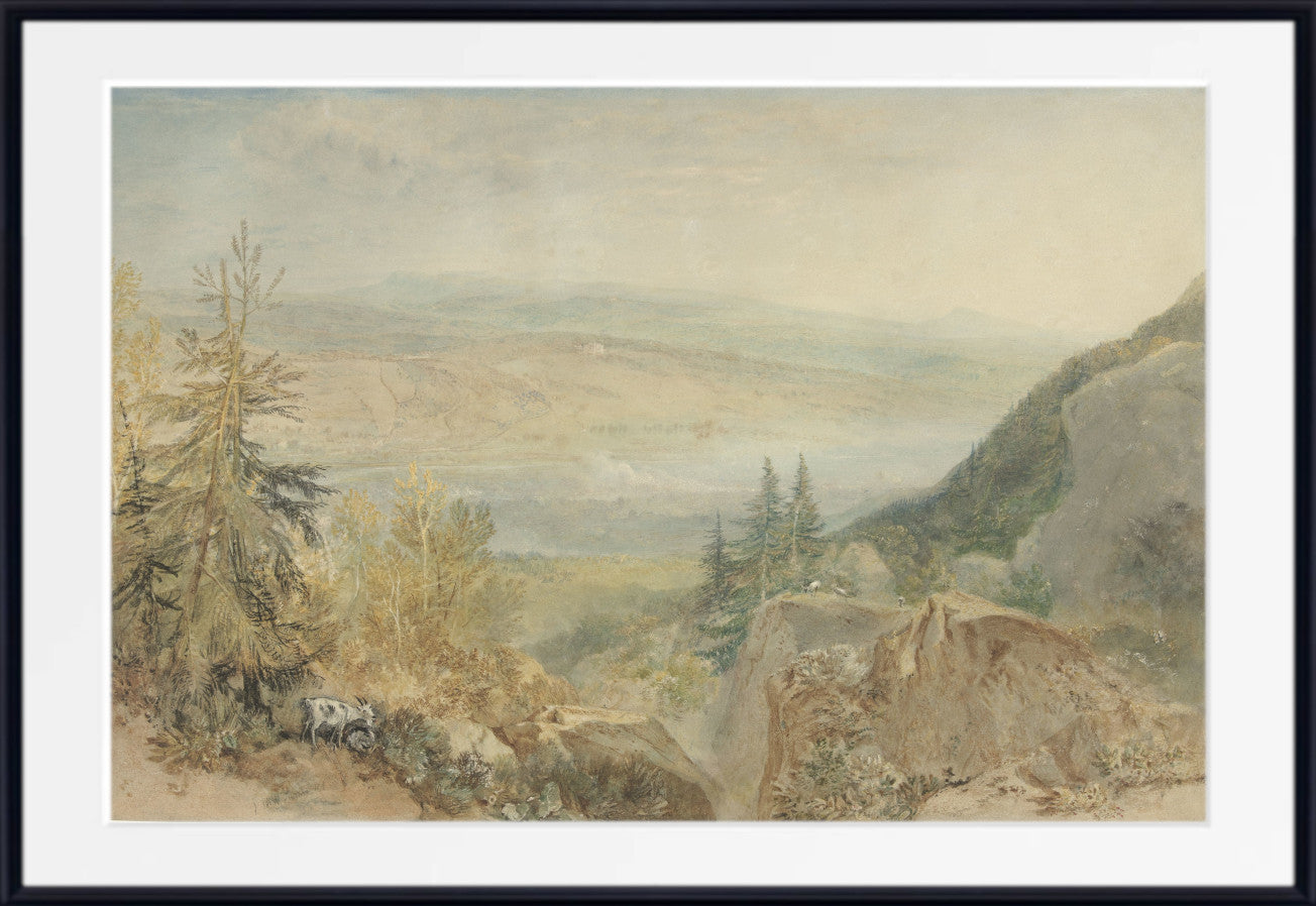 View of Farnley Hall in Yorkshire by William Turner