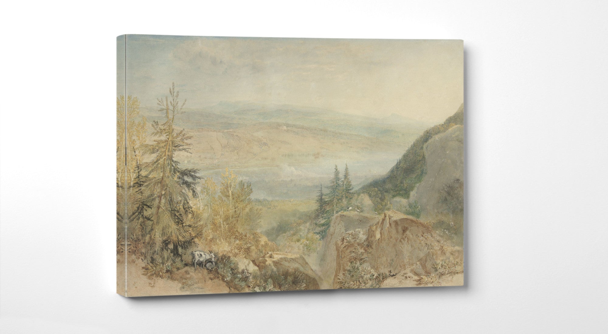 View of Farnley Hall in Yorkshire by William Turner
