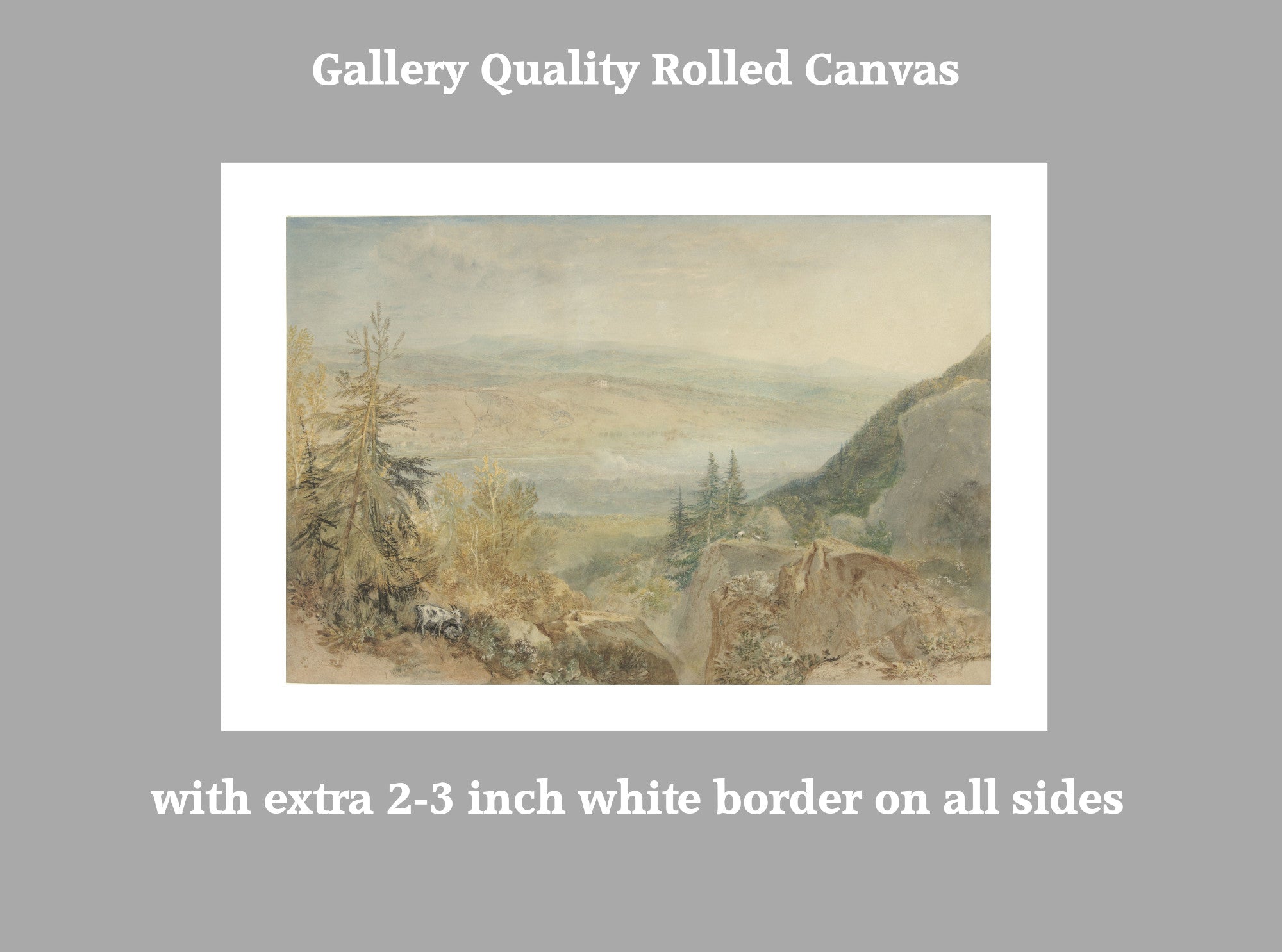 View of Farnley Hall in Yorkshire by William Turner
