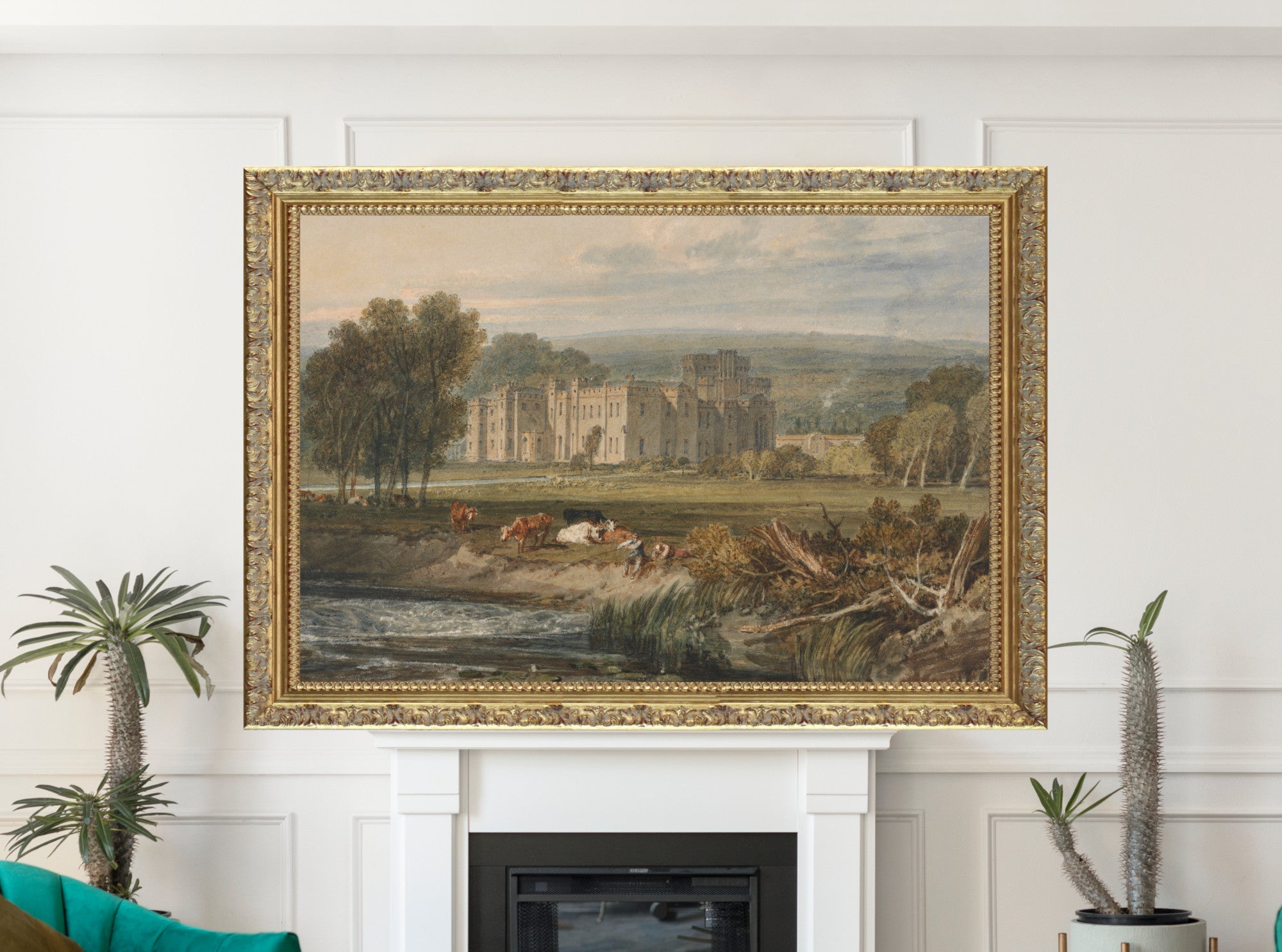 View of Hampton Court, Herefordshire, from the Southeast (1806) by William Turner