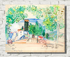 View of the Tower of Vernet-les-Bains (circa 1941) by Raoul Dufy