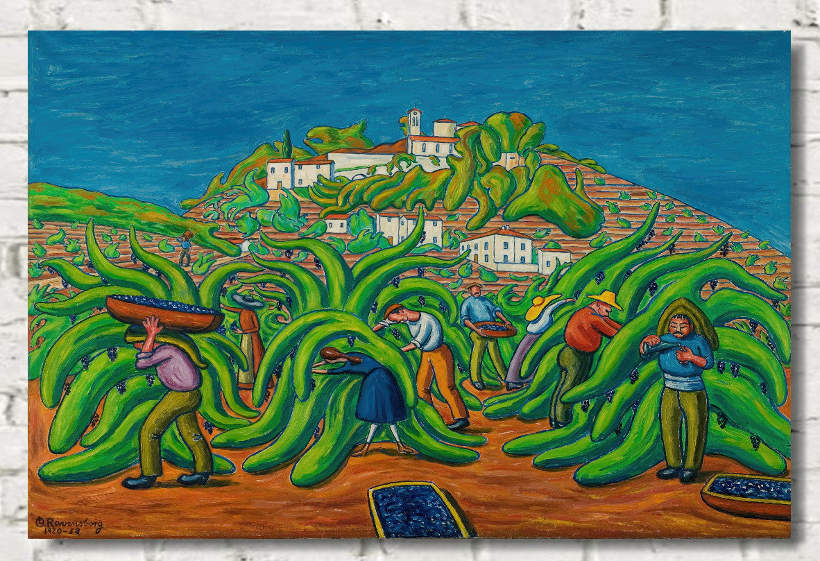 Wine Harvest in Vernon (The Castle in the Green), Ludvig Ravensberg