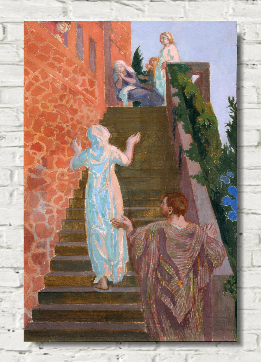 Visitation on the staircase of ‘Silencio’ (1921) by Maurice Denis
