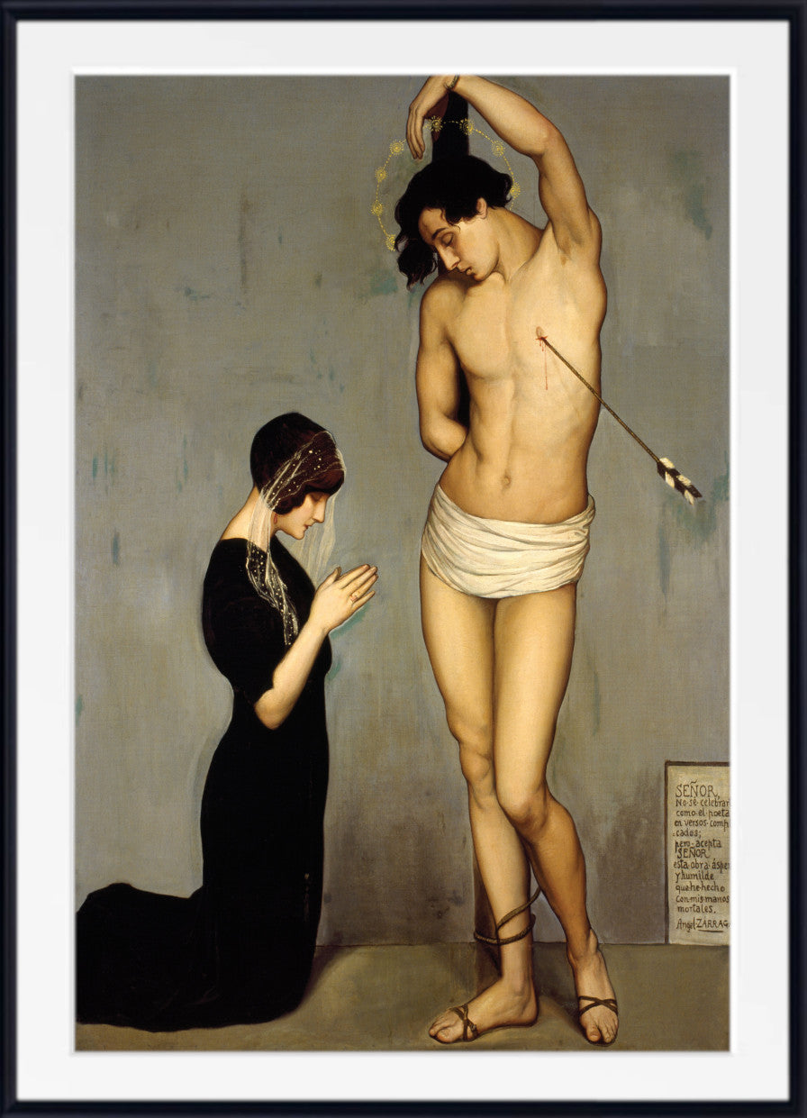 Votive Offering (Saint Sebastian) by Angel Zarraga