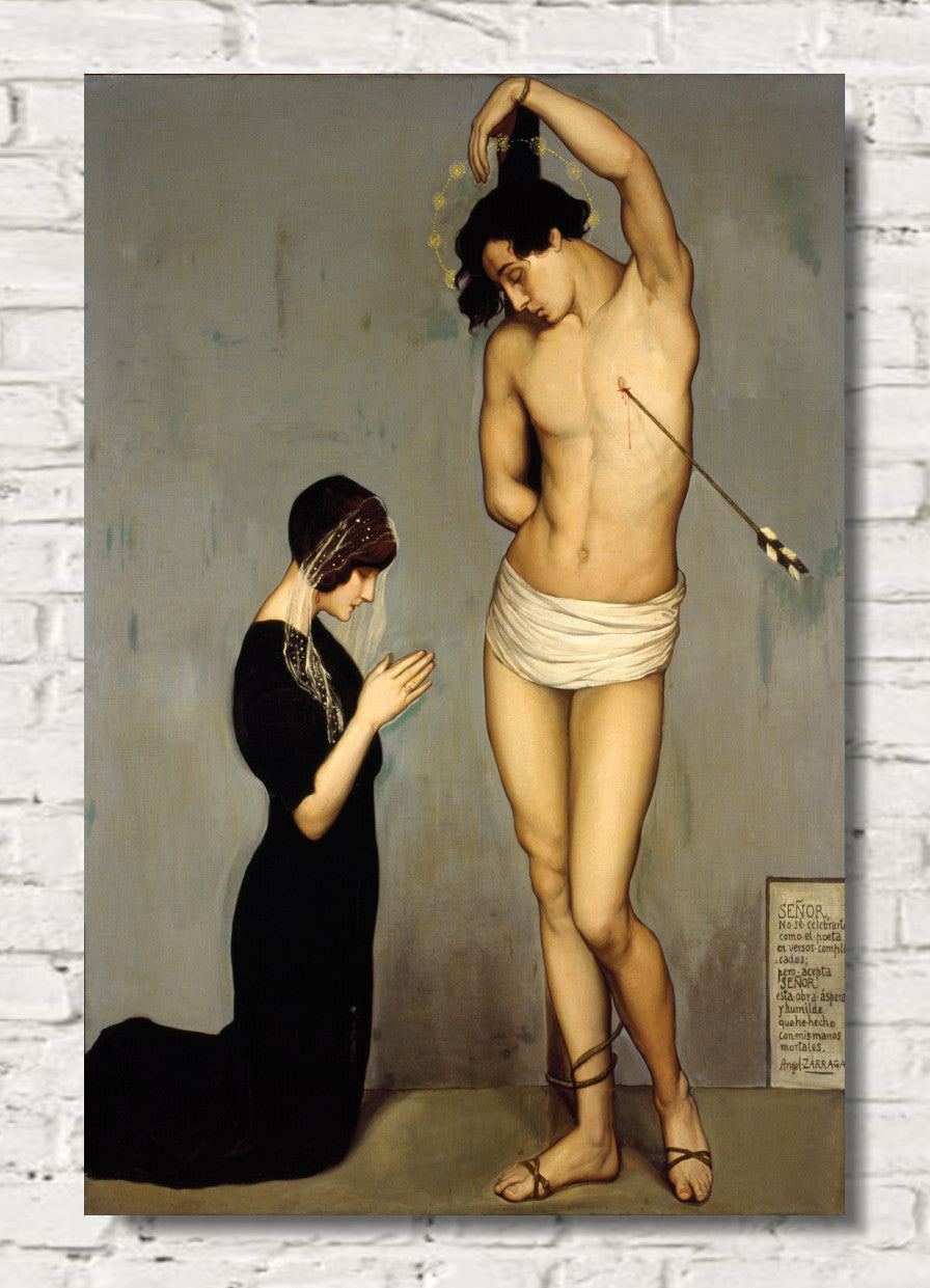 Votive Offering (Saint Sebastian) by Angel Zarraga