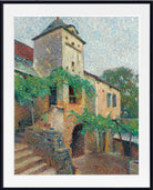Henri Martin Print, View of a Farmhouse with a Dovecote (c 1930)
