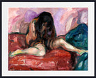 Edvard Munch Fine Art Print, Weeping Nude