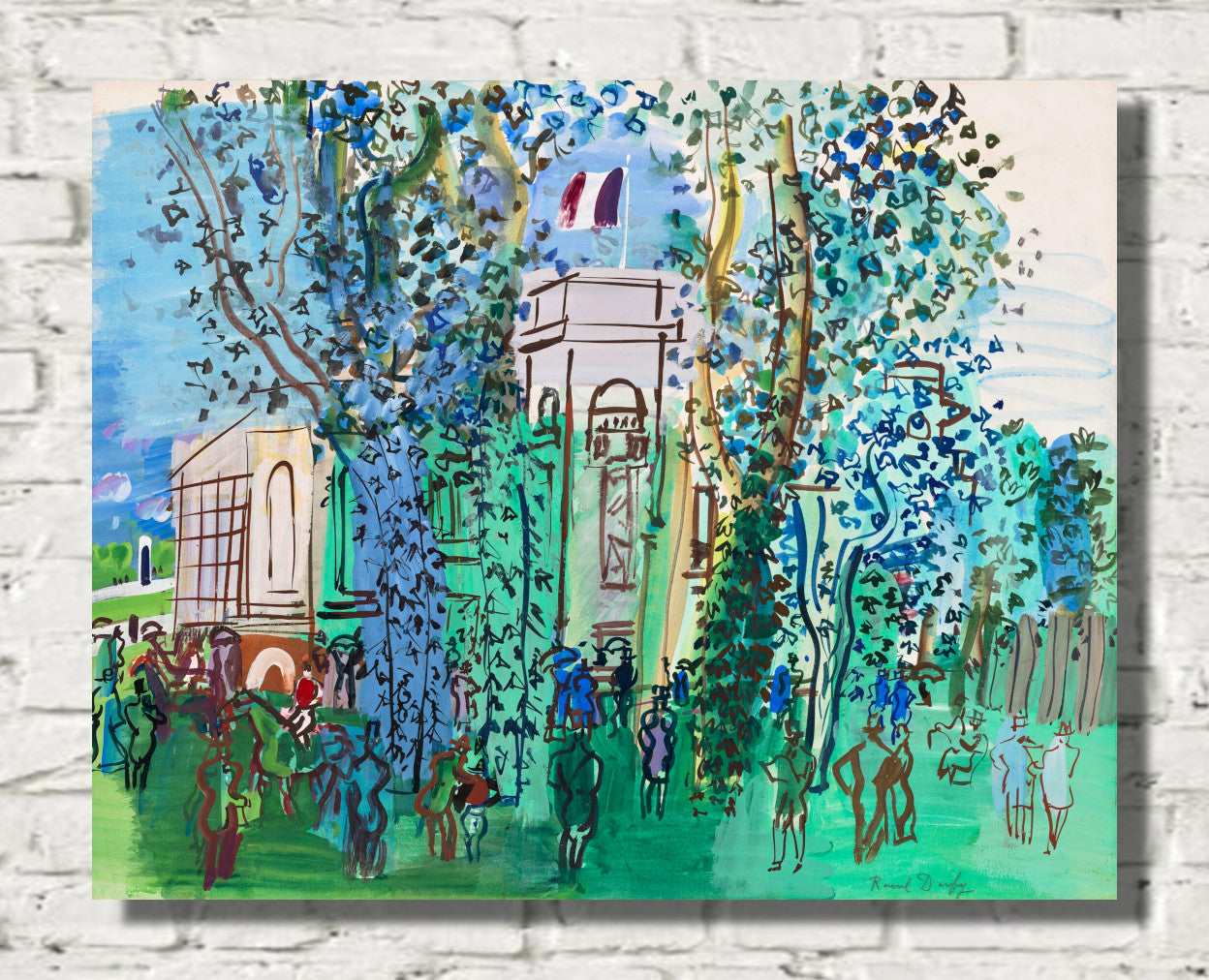 Weighing at Deauville (circa 1930) by Raoul Dufy