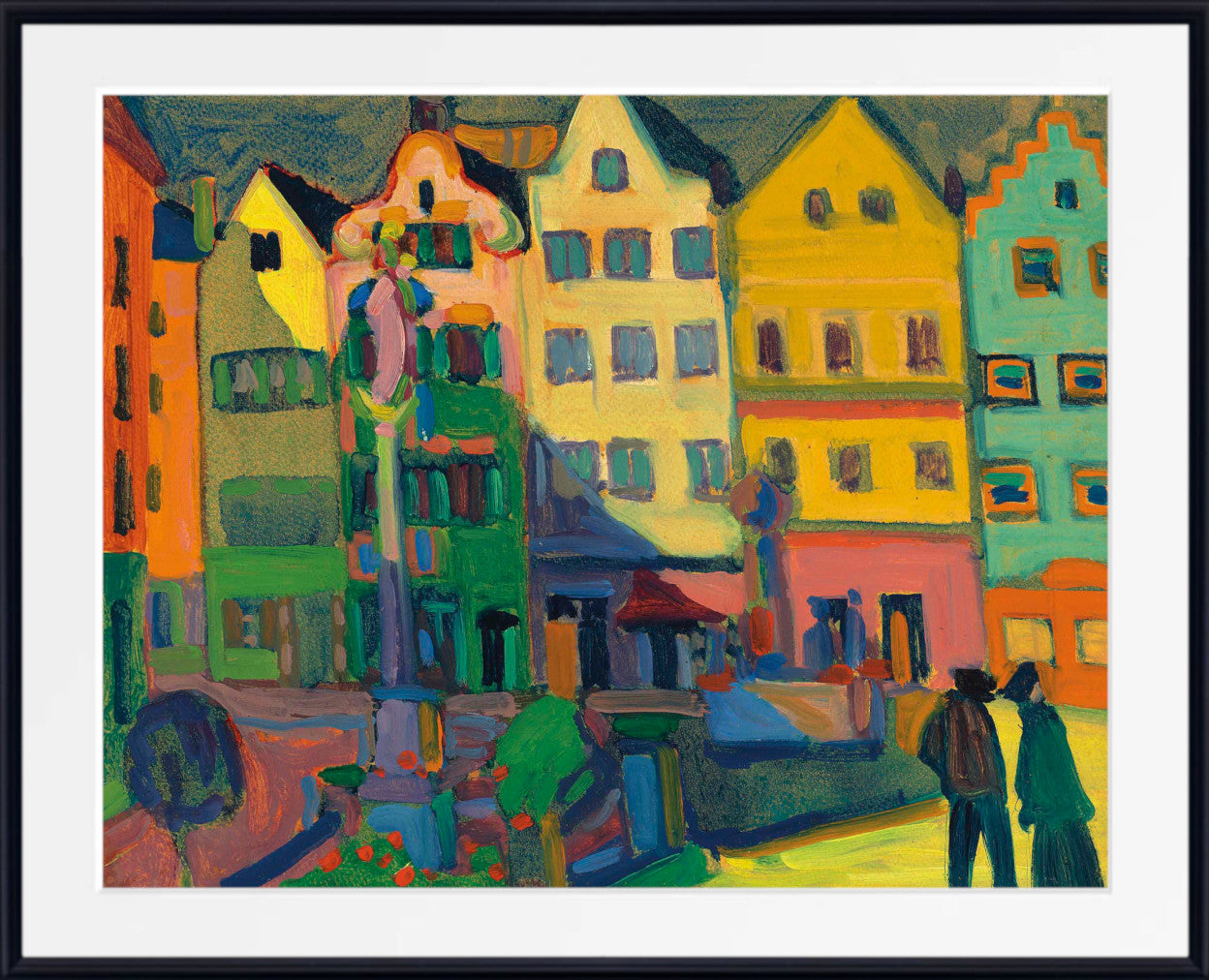 Wassily Kandinsky Abstract Fine Art Print, Weilheim-Marienplatz