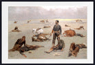 Frederic Remington, Fine Art Print : What an unbranded cow has cost