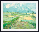 Vincent Van Gogh Print, Wheat Fields after the Rain (The Plain of Auvers), 1890