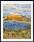 Vincent Van GoghPrint, Wheat Stack under a Cloudy Sky