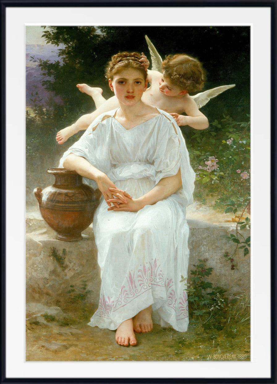 William-Adolphe Bouguereau, Whisperings of Love (1889)