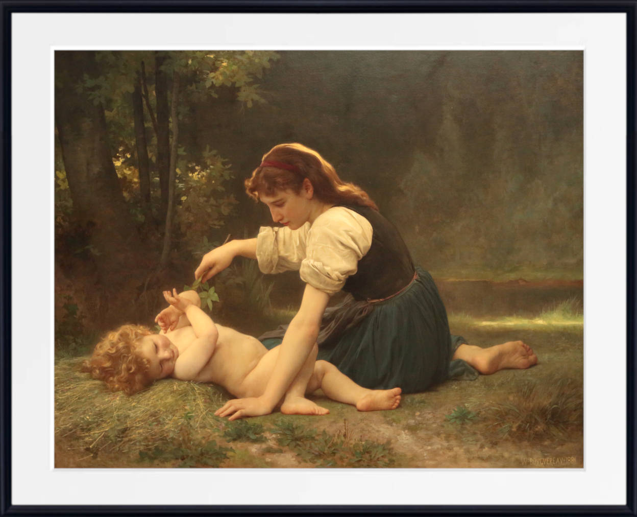 William-Adolphe Bouguereau, Fine Art Print : Natures Fan