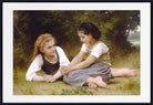 William-Adolphe Bouguereau, Old Masters Figure Print : The Nut Gatherers