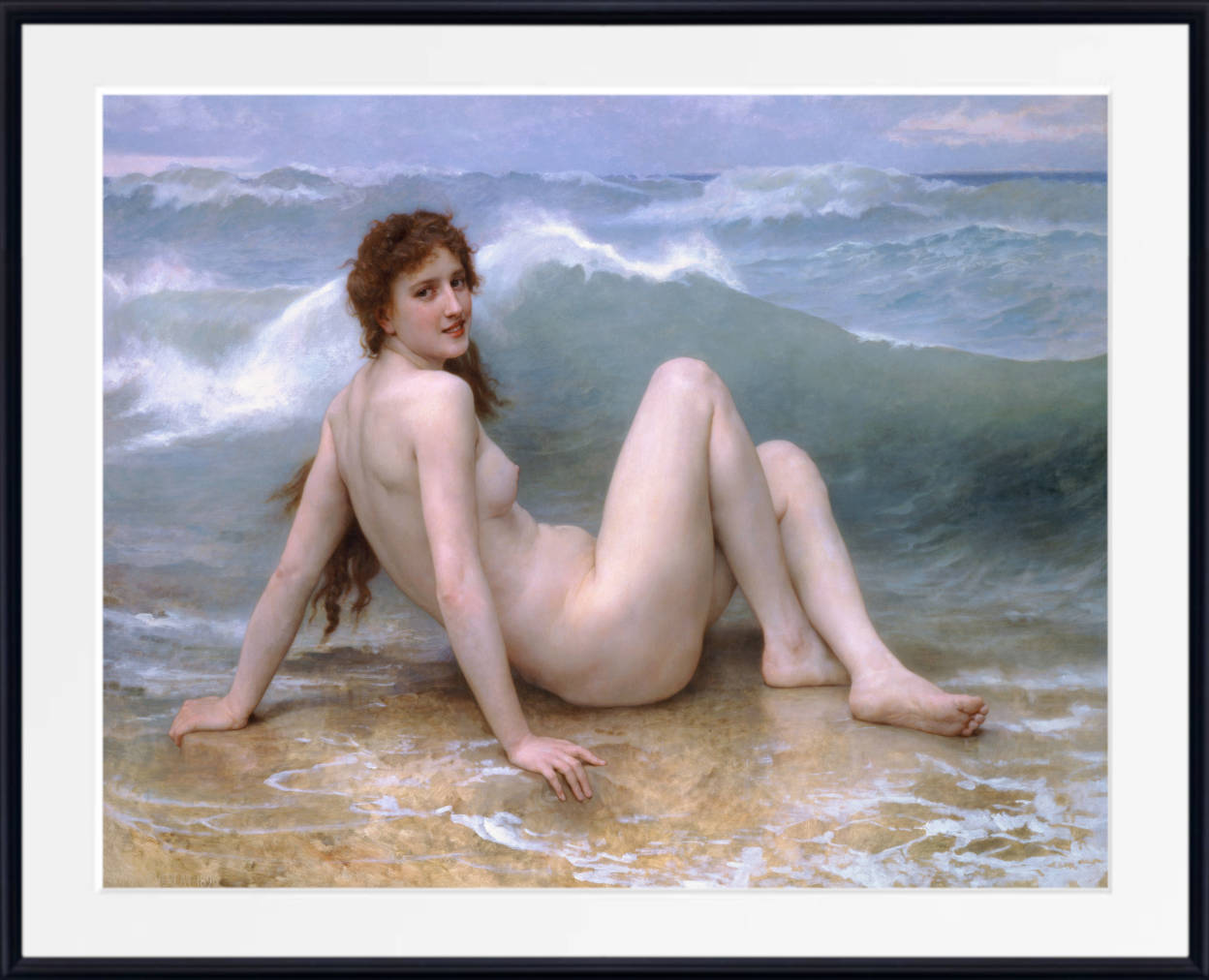 William-Adolphe Bouguereau, Fine Art Print : The Wave