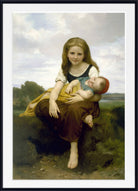 William-Adolphe Bouguereau, Old Masters Figure Print : Elder Sister