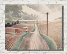 Wiltshire Landscape by Eric Ravilious