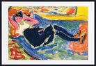 Woman With Black Stockings – The Black Grete (1909) by Ernst Ludwig Kirchner