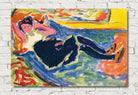 Woman With Black Stockings – The Black Grete (1909) by Ernst Ludwig Kirchner