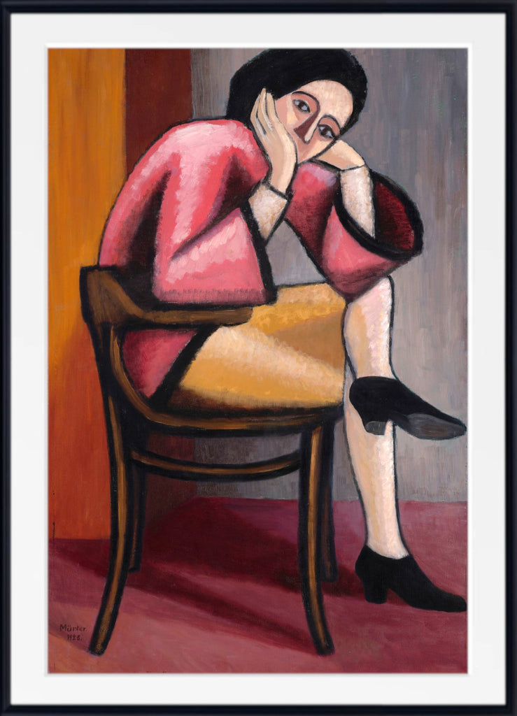 Woman in  Thought by Gabriele Münter