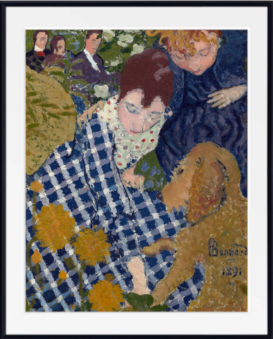 Pierre Bonnard Print, Women With A Dog (1891)