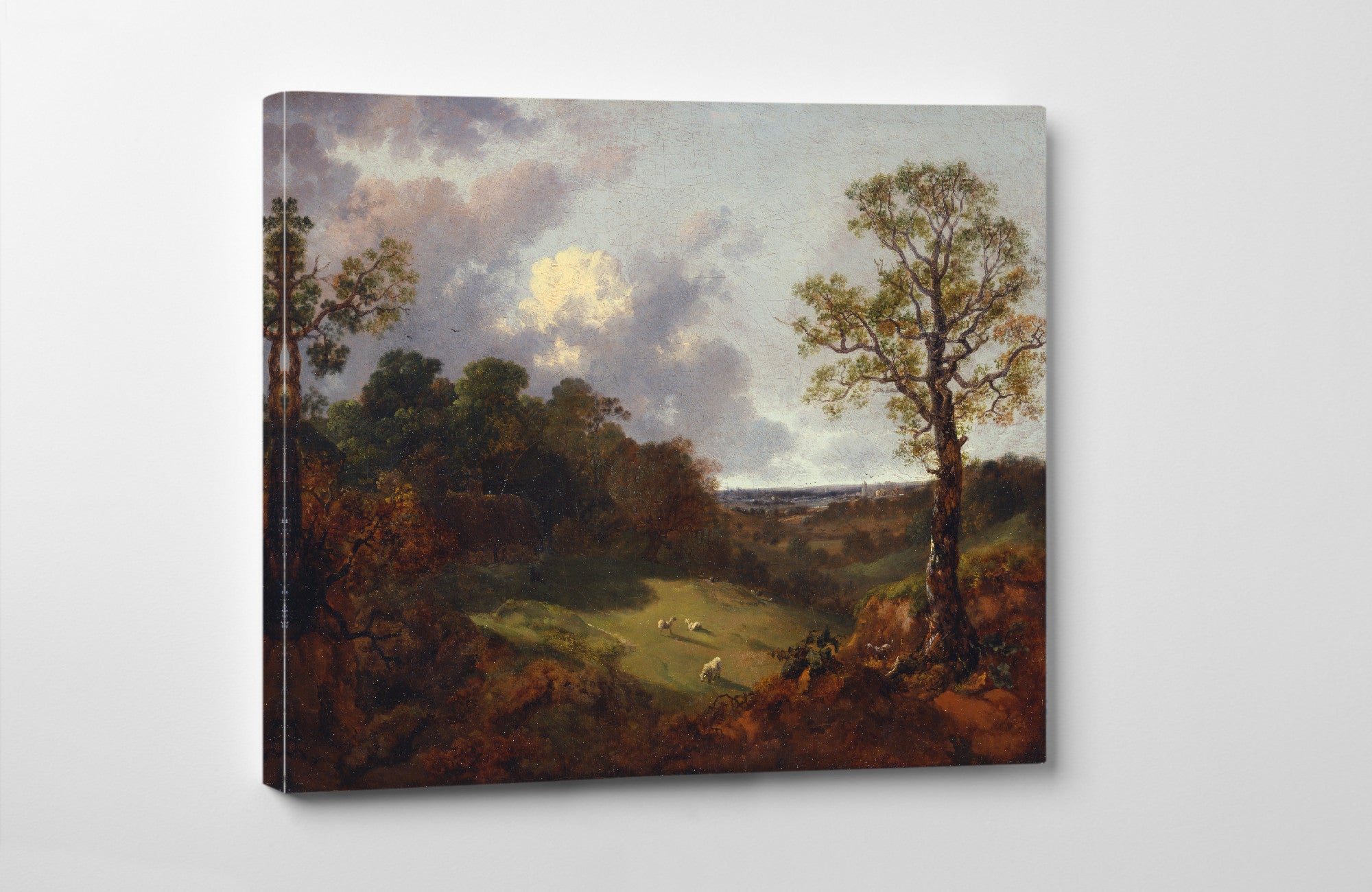 Thomas Gainsborough, Wooded Landscape with a Cottage and Shepherd