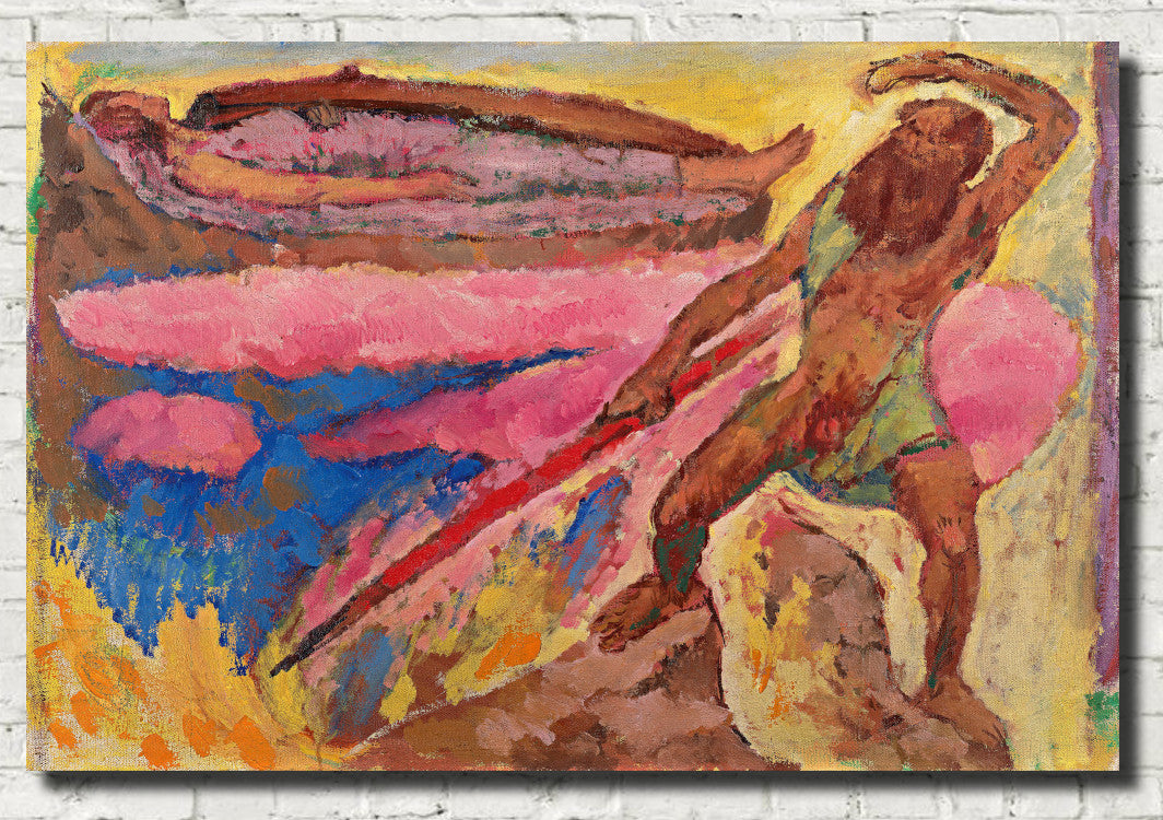Wotan and Brünhilde, Koloman Moser
