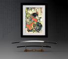 108 Heroes of Suikoden, set of 6 Japanese Warrior Prints