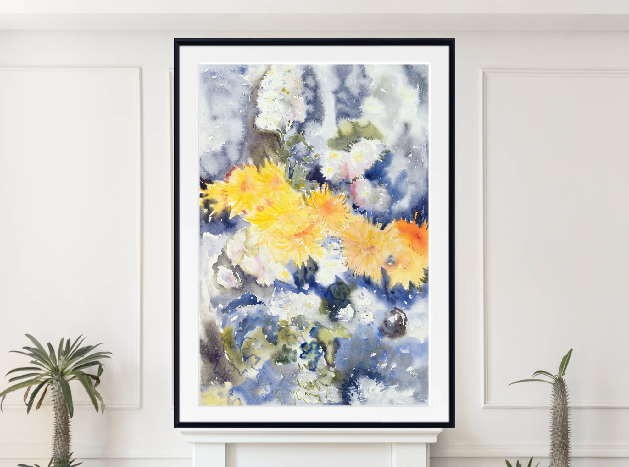 Charles Demuth Fine Art Print, Yellow and Blue (1915)