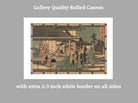 Yoshiwara (Five Ronin, Six Women), Ando Hiroshige, The Ronin Series