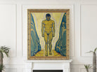 Koloman Moser Fine Art Print, Young man standing between rocks