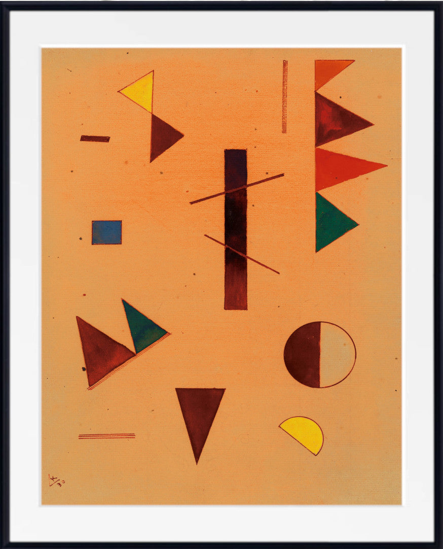 Scattered (Zerstreut), Wassily Kandinsky Abstract Fine Art Print