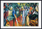 August Macke Abstract Fine Art Print, Zoological Garden I