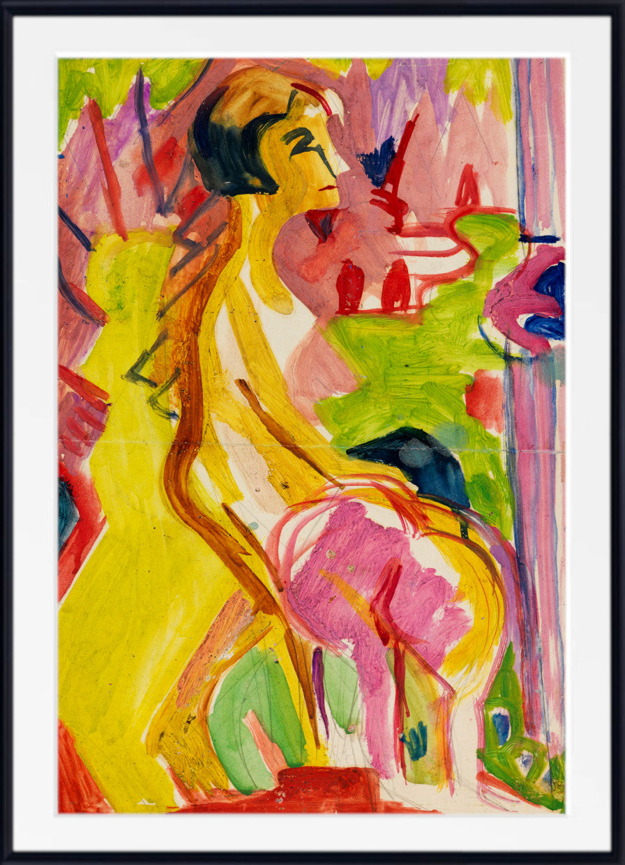 Two female nudes (1926) by Ernst Ludwig Kirchner